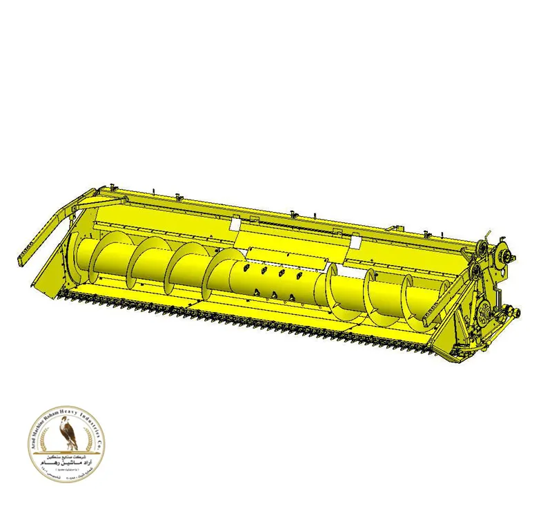 harvesting head of Arad Machine Roham combine تصویر هد برداشت کمباین آراد ماشین رهام https://aradroham.ir